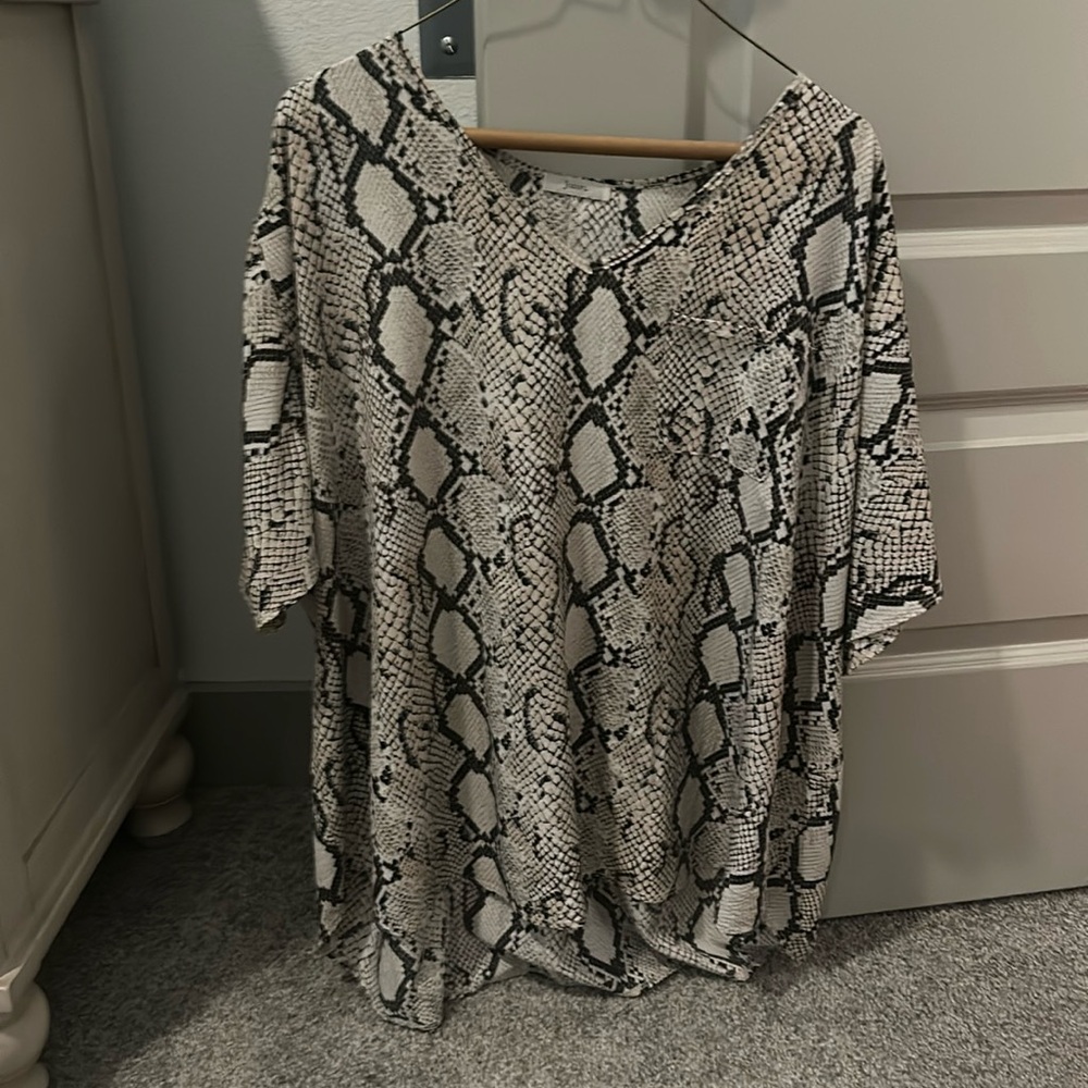Snake Skin Blouse
